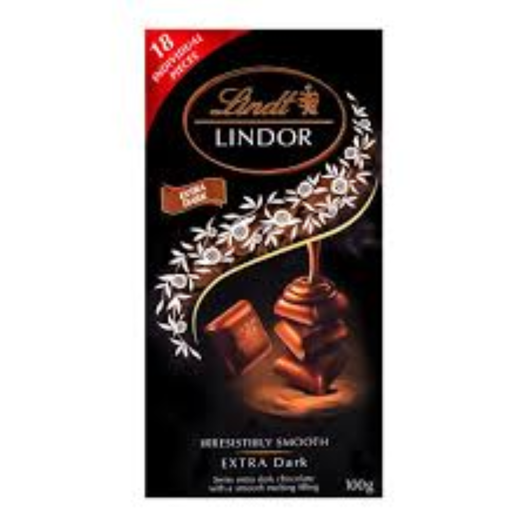 LINDT LINDOR EXTRA DARK 100G